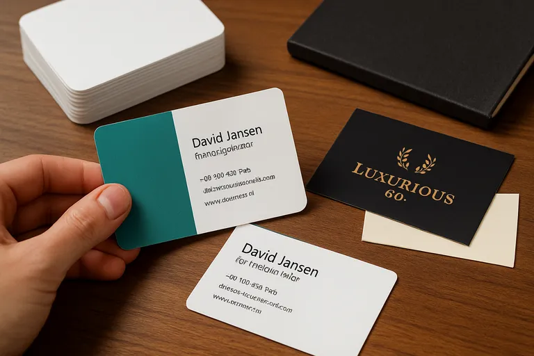 Een complete kijk op gelamineerde visitekaartjes en luxe kaarten
